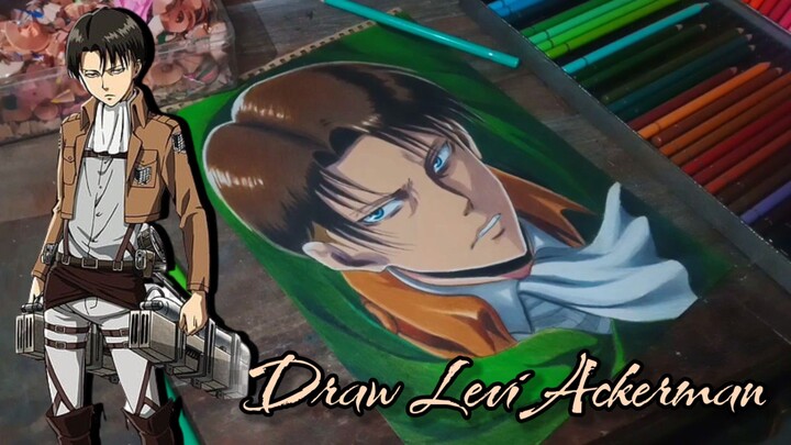 Tutorial coloring gambar Levi Ackerman ( Anime )