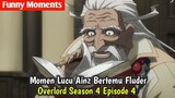 Ainz's Funny Moment with Fluder - #overlord Season 4 Episode 4