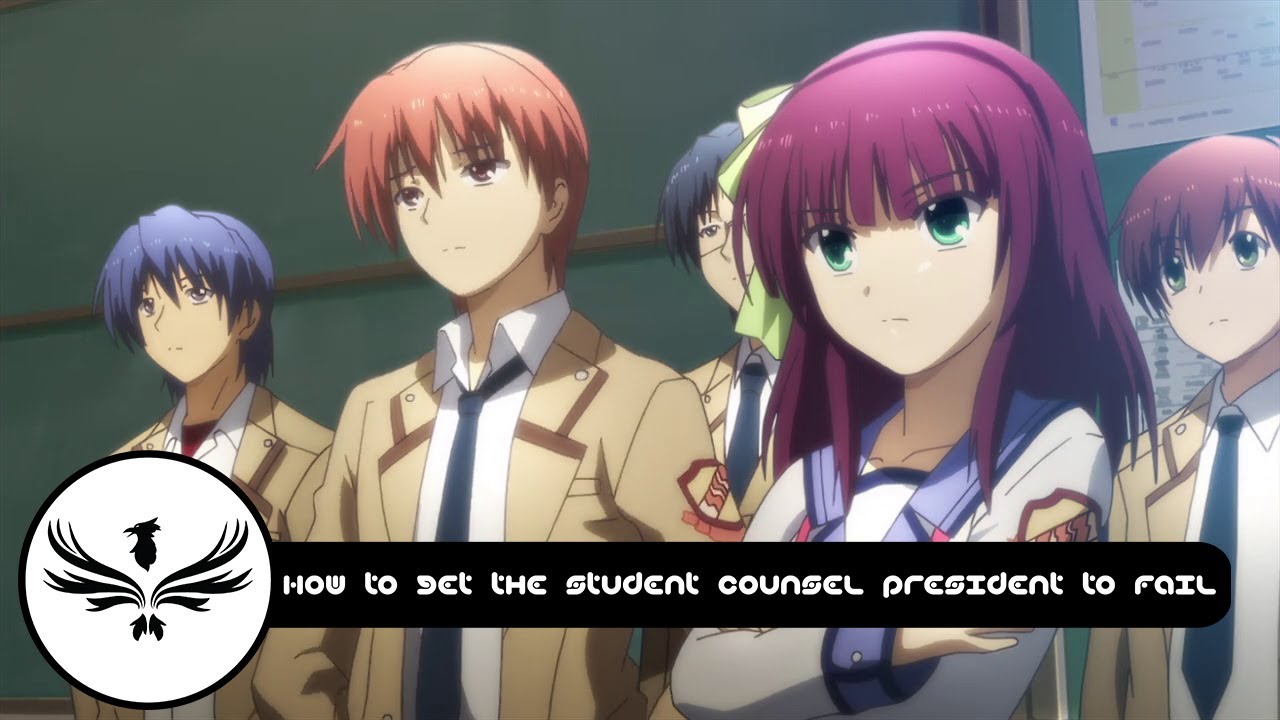 bue midtergang fuzzy How to get the student counsel president to fail | Angel Beats | Dubs -  Bilibili