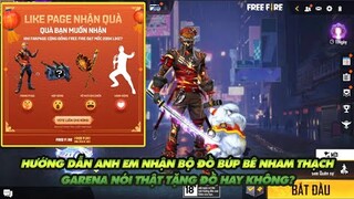 FREE FIRE | HƯỚNG DẪN ANH EM NHẬN FREE ĐỒ BÚP BÊ DUNG NHAM - GARENA NÓI THẬT HAY KHÔNG ???