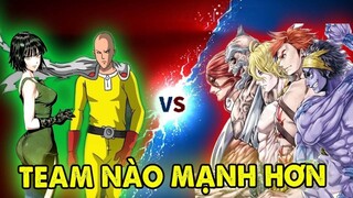 One Punch Man Vs 13 Chiến Binh Record Or Ragnarok _ Team Nào Mạnh Hơn