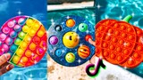 Fidget Toys TikTok Compilation | Đồ chơi bóp bong bóng thư giãn Pop It Fidget màu cầu vồng