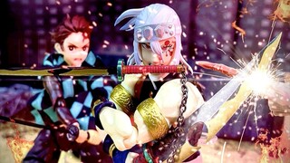 Demon Slayer Stop Motion Animation Uzui Tengen vs. Giafu Taro