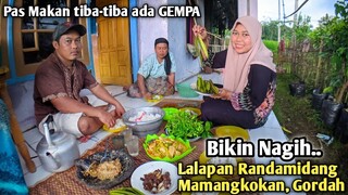 Bikin Nagih,, Sayur Kacang Tempe Santan, Lalapan Ranamidang, Mamangkokan, Gordah, Asin Deeng