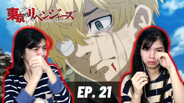 BAJI 💔😢 | Tokyo Revengers Ep. 21 [東京リベンジャーズ 21話] | tiff and stiff react