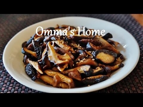 Recipe: Korean Vegan Stir Fried Shitake Mushroom by Omma's Home