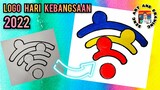 CARA MELUKIS LOGO HARI KEBANGSAAN 2022 : Keluarga Malaysia Teguh Bersama 🌟 2022 国庆日标志