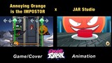 Impostor Annoying Orange “SLICED / EJECTED” | Among Us x Come Learn With Pibby x FNF Animation