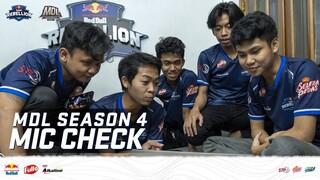 MIC CHECK MDL SEASON 4