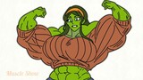She Hulk Amazing Transformation Animation - Made with Flipaclip - Enjoy Watching - 😱💪