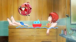 [Gintama] Cảnh điêu khắc cát vui nhộn nổi tiếng Kagura của gia đình Gintoki (phần 1 hàng ngày)!