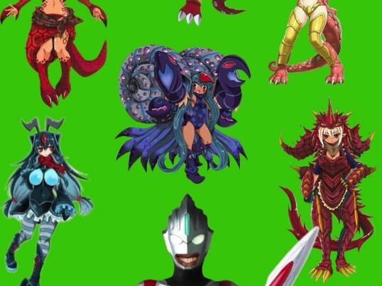 可恶的魔王兽，吃我的欧布圣剑（）