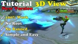 Tutorial 3D View Mobile Legends | How to 3D View Mobile Legends