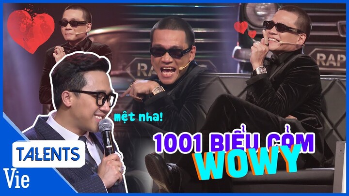1001 biểu cảm hài hước, lầy lội của Wowy khiến Trấn Thành "mệt mỏi" | RAP VIỆT