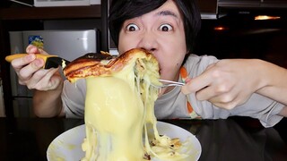 ORANG JEPANG BIKIN MARTABAK KEJU MOZZARELLA BANJIR!!