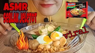 ASMR INDOMIE SEBLAK JELETOT|| TELUR REBUS || ASMR INDONESIA