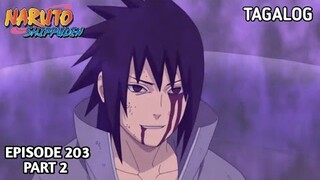 Kapangyarihan ng Mangekyo Sharingan | Naruto Shippuden Episode 203 Part 2 Tagalog dub | Reaction