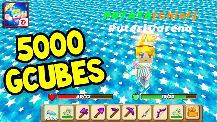Skyblock But Everyone Got 5000 GCubes - Blockman Go