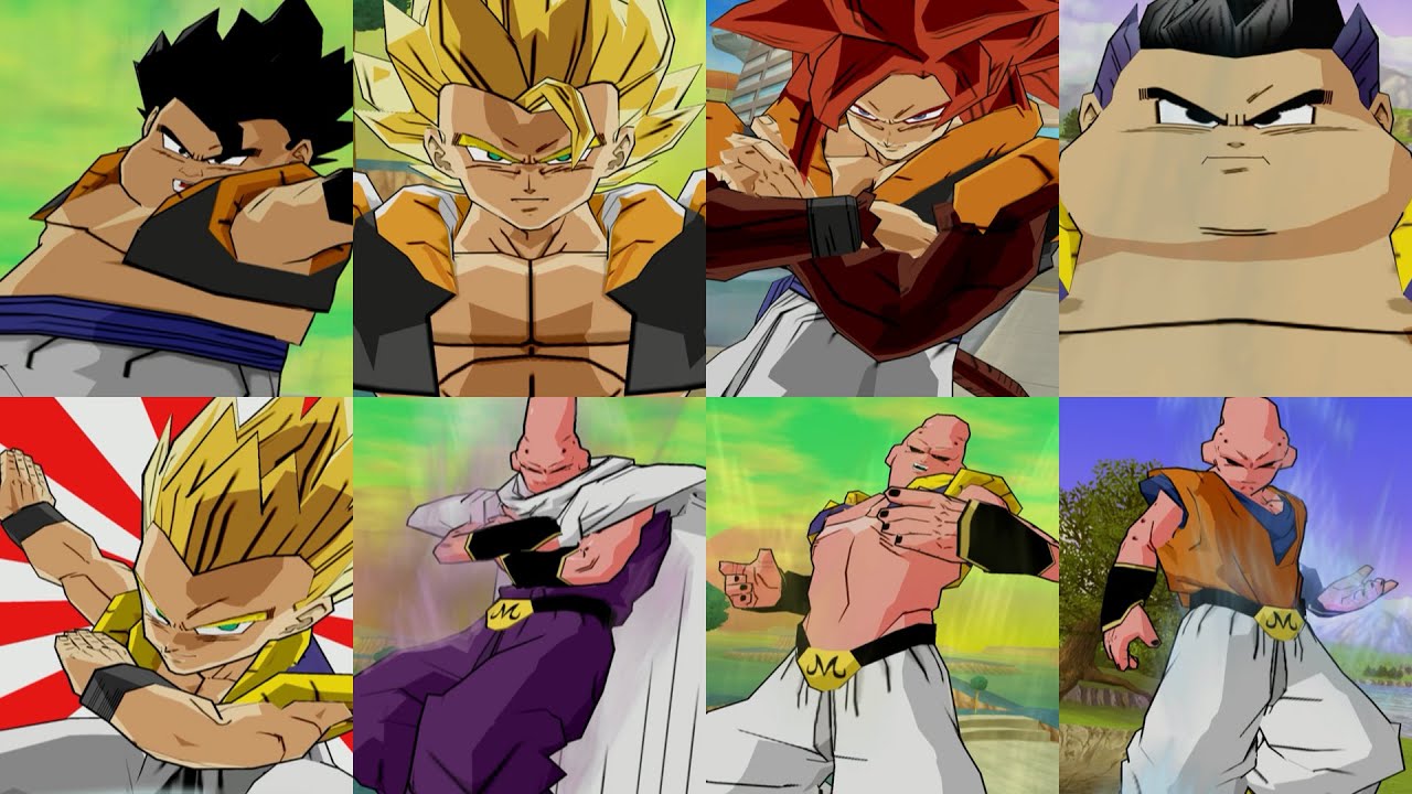 Best Fusions from Dragon Ball Z: Budokai Tenkaichi 3