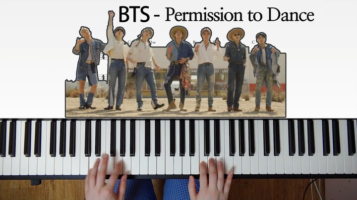 [Improvisasi Piano Solo] BTS - Permission to Dance