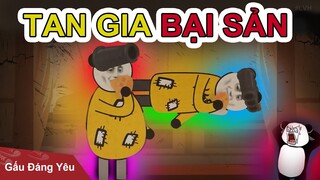 Gấu Đáng Yêu: TAN GIA BẠI SẢN | Phim hoạt hình gấu đáng yêu ghê rợn