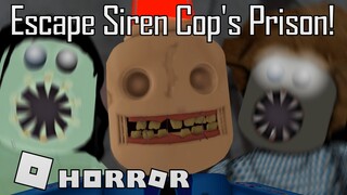 Roblox | Escape Siren Cop's Prison! - Full horror experience