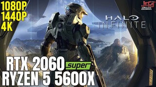 Halo Infinite | Ryzen 5 5600x + RTX 2060 Super | 1080p, 1440p, 4K benchmarks!