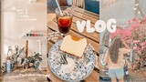 Vlog 🤍 what I eat in a day, studying at a cafe, reached 10K subs omg 🥺