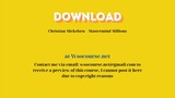 [GET] Christian Mickelsen – Mastermind Millions