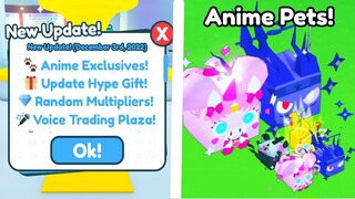 😳This ANIME UPDATE is INSANE in Pet Simulator X *NEW* HYPE GIFTS!