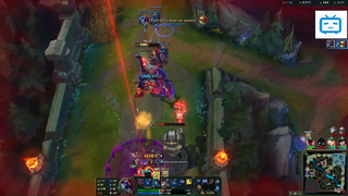 Chogat cắn rammus hóa khổng lồ trong liên minh huyền thoại #game