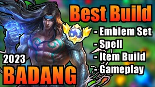 BADANG BEST BUILD 2023 | TOP 1 GLOBAL BADANG BUILD | BADANG - MOBILE LEGENDS | MLBB