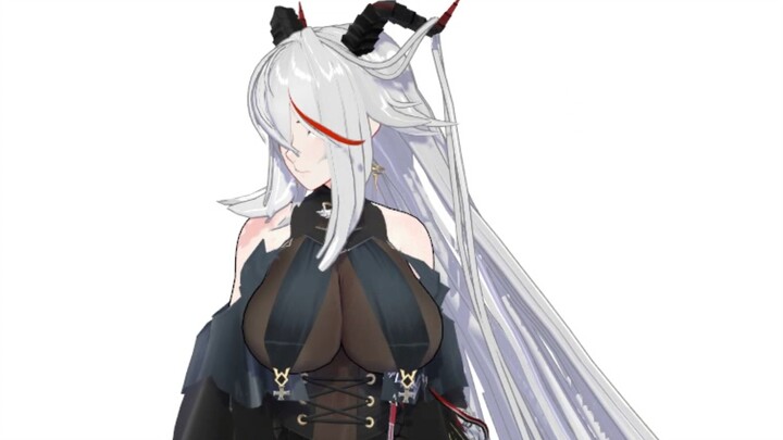 Azur Lane Aegir model 3D optimized version comparison