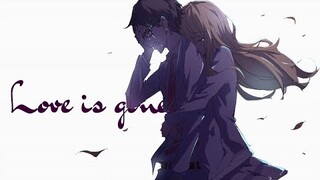 [AMV] Love is gone (Acoustic)[Lyrics+Vietsub]