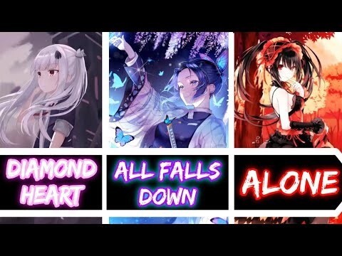 {switching vocals} ~ALONE×ALL FALLS DOWN×DIAMOND HEART|Alan walker