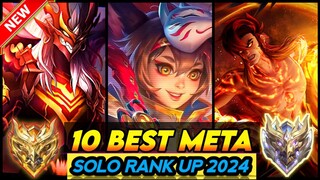 10 BEST META HEROES TO SOLO RANK UP FASTER (Update 2024) - Mobile Legends Tier List