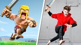 We Tried Clash of Clans In Real Life! - Challenge