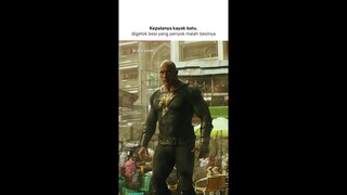 Kepala Dwayne Johnson Digetok, Nggak Penyok Sama Sekali | Black Adam | #Shorts