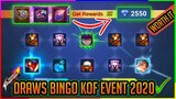 HOW TO GET 2 FREE EPIC SKIN KOF EVENT 2020 / DRAW BINGO KOF - Mobile Legends