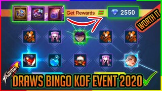 HOW TO GET 2 FREE EPIC SKIN KOF EVENT 2020 / DRAW BINGO KOF - Mobile Legends