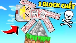 TÔ GÀ THỬ THÁCH 24H SINH TỒN 1 BLOCK CHẾT CHÓC TRONG MINECRAFT*TÔ GÀ 1 BLOCK CHẾT