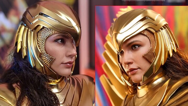 [Ulasan Hippo] Hottoys HT 1/6 Wonder Woman 5.0 Edisi Deluxe Golden Eagle Golden Armor Goddess Wonder