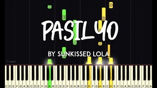 Pasilyo by SunKissed Lola synthesia piano tutorial + sheet music