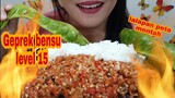 ASMR GEPREK BENSU LEVEL 15 |LALAPAN PETE MENTAH | ASMR MUKBANG INDONESIA | EATING SOUNDS
