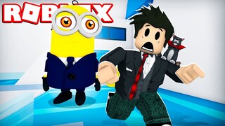 LOKIS FUGINDO DOS AMARELOS FAVORITOS | Roblox - Minions Barry Prison Run