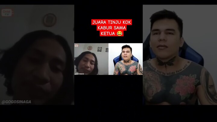 juara tinju nasional kabur di buat ketua Gogo Sinaga #duet #ometvprank #reaction #ometvgombal #lucu