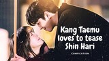 Kang Taemu loves to tease Shin Hari (Business Proposal) #kimsejeong #ahnhyoseop
