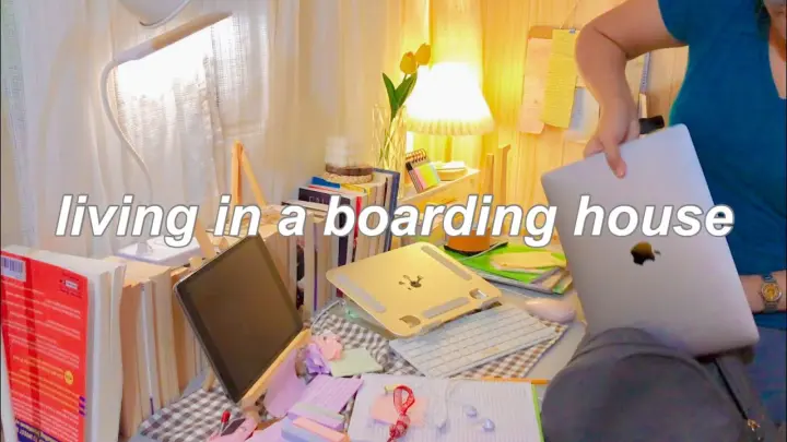 studyvlog 👩‍💻 Student Living Alone in a Boarding House | productive daily routine #studywithme