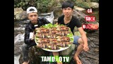 TAM ĐẢO TV | Cá Suối Nướng ! Trải Nghiệm Núi Rừng TAM ĐẢO ( grilled stream fish )