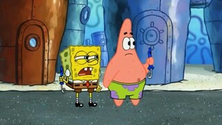 Squidward memainkan seruling